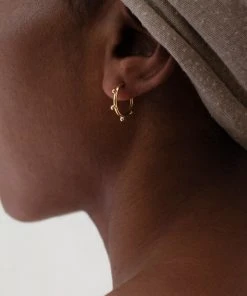 Yewo Jewelry Bentu Recycled Hoop Earrings