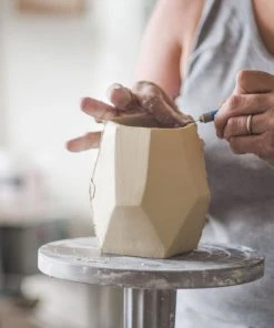 Lauren HB Studio Kitchen + Dining Bevel Porcelain Bowl