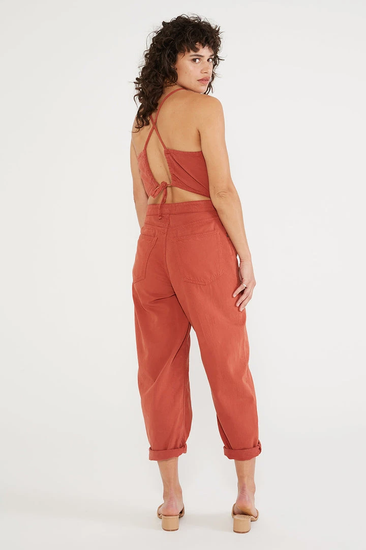 ÉTICA New Arrivals Birdie Halter Jumpsuit - Bossa Nova 2 ÉTICA New Arrivals Birdie Halter Jumpsuit - Bossa Nova