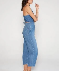 ÉTICA New Arrivals Birdie Halter Jumpsuit - River Rock 7 ÉTICA New Arrivals Birdie Halter Jumpsuit - River Rock