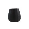 The Bright Angle Kitchen + Dining Black Porcelain Wine Cup