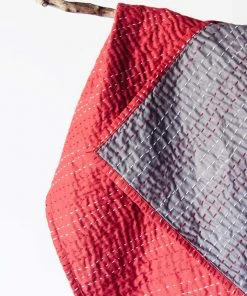 Bloom & Give Barmer Kantha Throw Blanket - Red Best Sellers 2 Bloom & Give Barmer Kantha Throw Blanket - Red Best Sellers