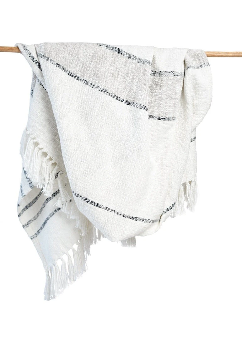 Bloom & Give Best Sellers Duka Throw Blanket - Ivory Bloom & Give Best Sellers Duka Throw Blanket - Ivory