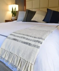 Bloom & Give Best Sellers Duka Throw Blanket - Ivory