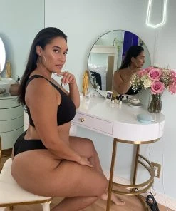 BOLD Swim Soiree Asymmetrical Bikini Set - Black