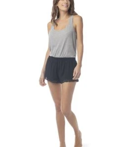 Synergy Organic Clothing Sale Bonsoir Tencel Sleep Short - Black