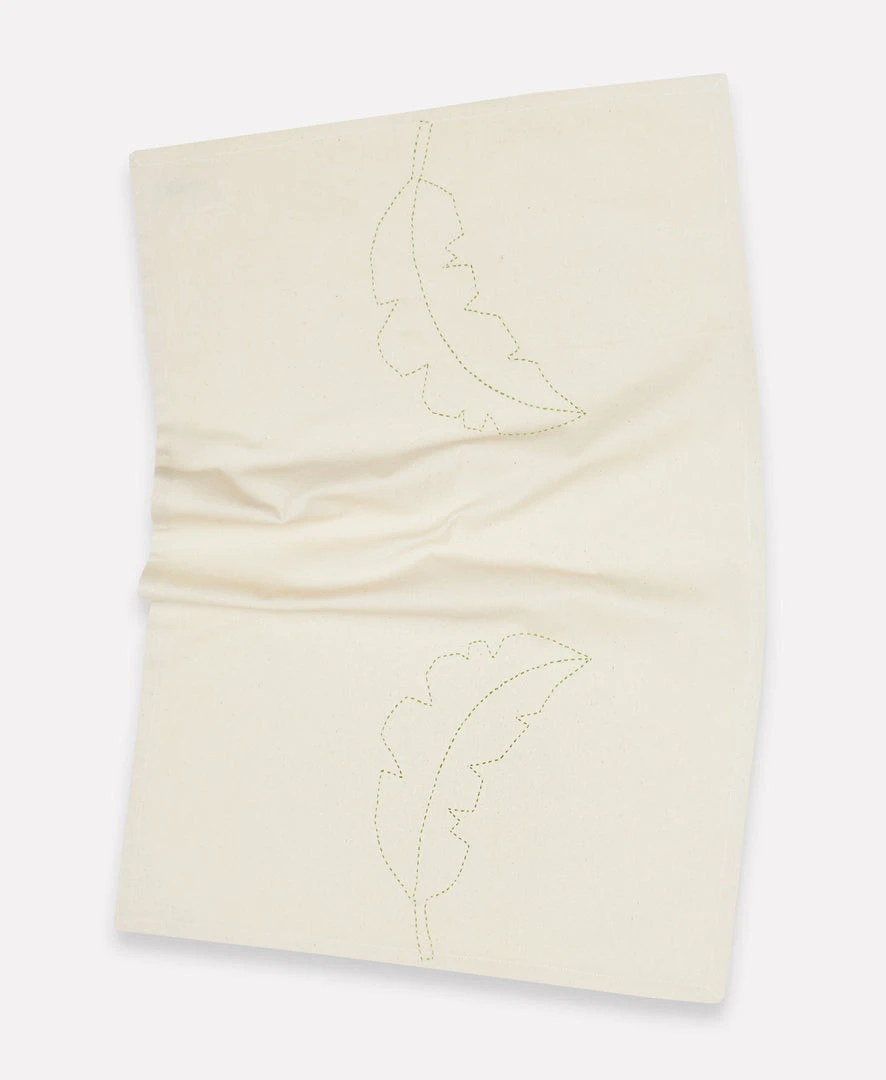 Anchal Home Goods Botanical Tea Towel - Bone Anchal Home Goods Botanical Tea Towel - Bone