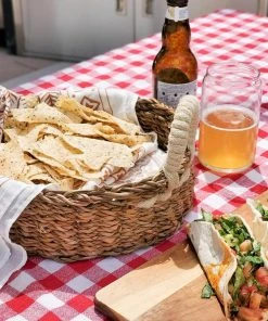 Korissa Bread Warmer + Basket - Bird Round