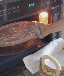 Korissa Bread Warmer + Basket - Owl Round Home Goods