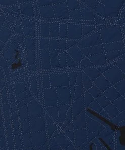 Haptic Lab Home Goods Brooklyn Map Throw Quilt