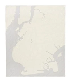Haptic Lab Home Goods Brooklyn Map Throw Quilt