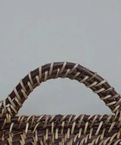 Amara Brown + Natural Rattan Rectangle Tray New Arrivals