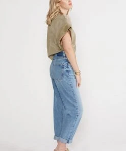 ÉTICA Bryce Pinch Waist Boyfriend Jeans - Canyon Reef New Arrivals