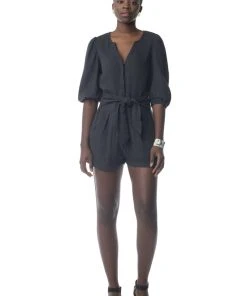 Synergy Organic Clothing Best Sellers Cadence Romper - Black