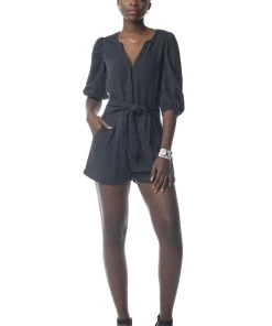 Synergy Organic Clothing Best Sellers Cadence Romper - Black