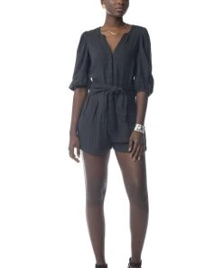 Synergy Organic Clothing Best Sellers Cadence Romper - Black