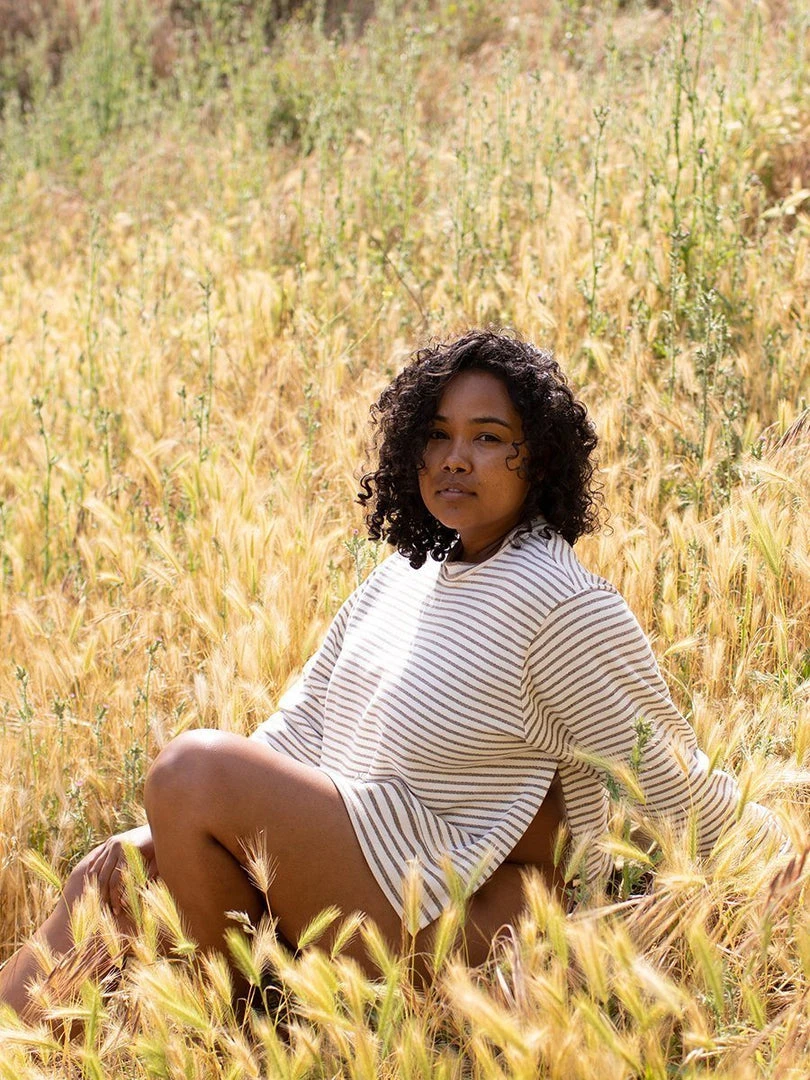 California Cloth Foundry French Terry Split Crew Sweatshirt Clothing 2 California Cloth Foundry French Terry Split Crew Sweatshirt Clothing