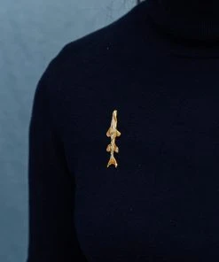 CÂPÂ Jewelry Barracuda Recycled Brooch