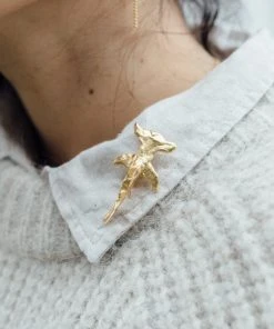 CÂPÂ Jewelry Braulio Hammerhead Shark Recycled Brooch