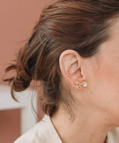 CÂPÂ Jewelry Clavellino Recycled Petal Earrings