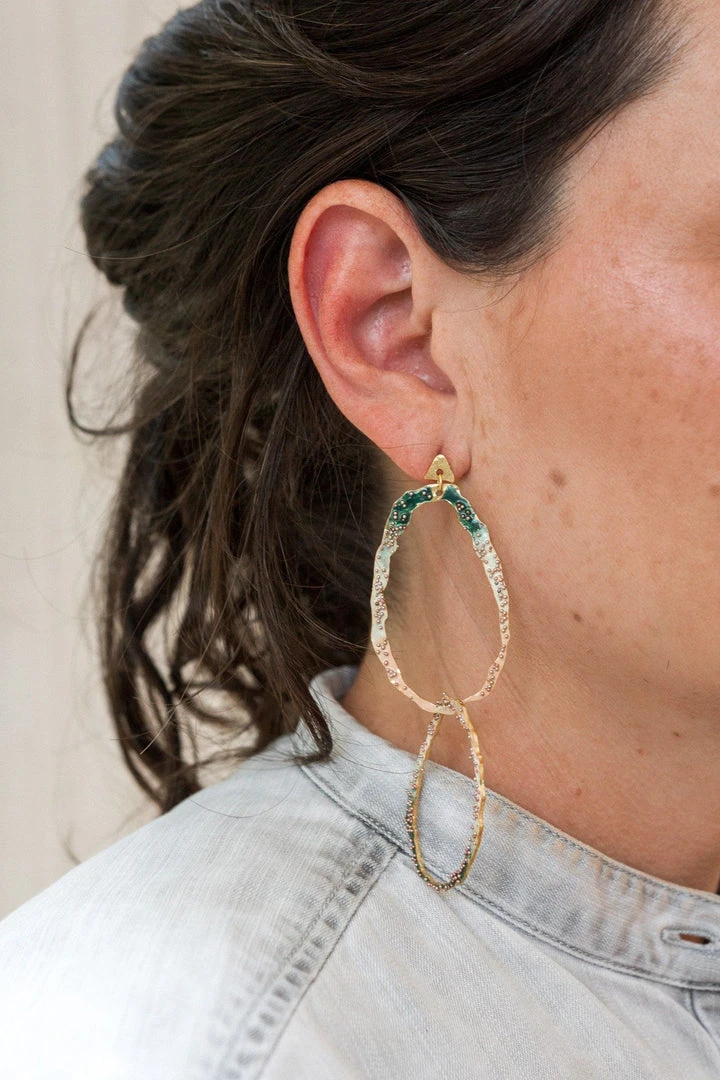 CÂPÂ Jewelry Interlaced Recycled Earrings CÂPÂ Jewelry Interlaced Recycled Earrings