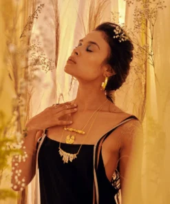 CÂPÂ Jewelry Special Occasion Medina Recycled Gold Necklace 2 CÂPÂ Jewelry Special Occasion Medina Recycled Gold Necklace