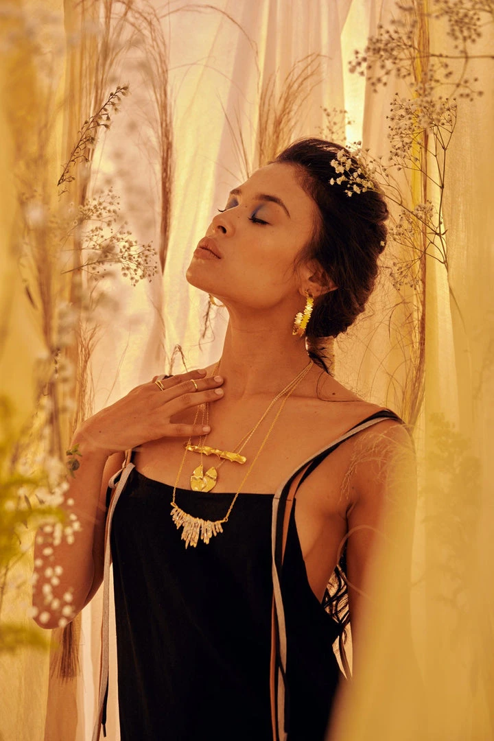 CÂPÂ Jewelry Special Occasion Medina Recycled Gold Necklace CÂPÂ Jewelry Special Occasion Medina Recycled Gold Necklace