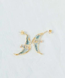 CÂPÂ Jewelry Moon Fish Recycled Earrings