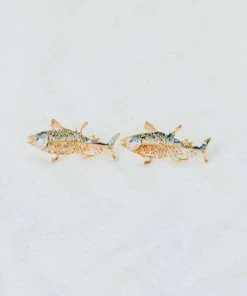 CÂPÂ Jewelry Tuna Fish Recycled Earrings