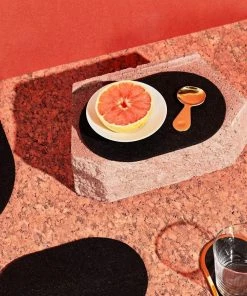 Slash Objects Office Accessories Capsule Recycled Rubber Trivet Duo - Black