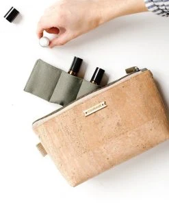 Carry Courage Creator Cork Essential Oils Bag - Natural Accessories