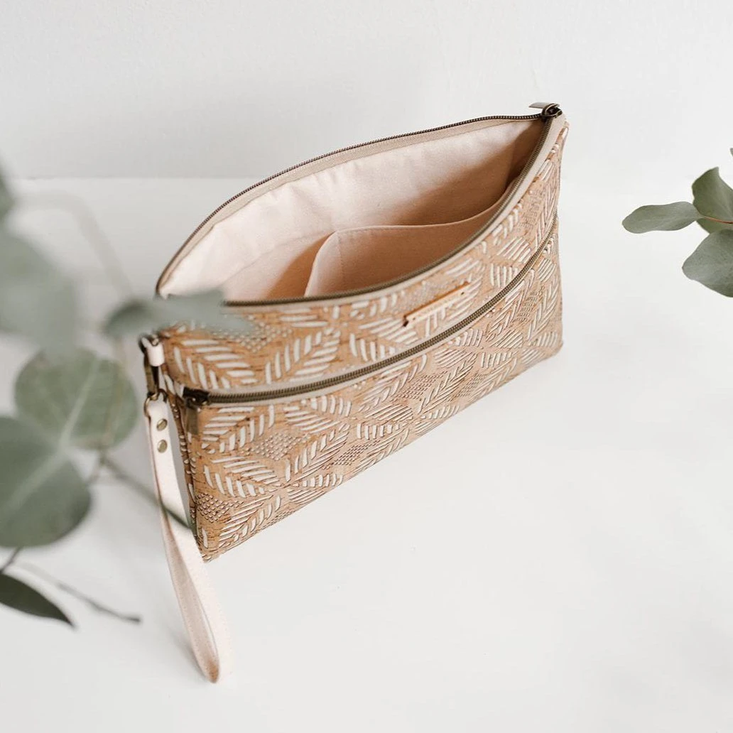 Carry Courage Inventor Cork Tablet Organizer - Cream Carry Courage Inventor Cork Tablet Organizer - Cream