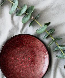 Carthage.Co Zaghwan Stoneware Dessert Plate Set Kitchen + Dining