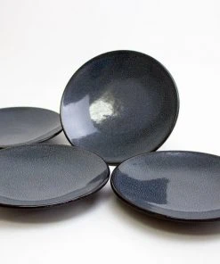 Carthage.Co Zaghwan Stoneware Dessert Plate Set Kitchen + Dining