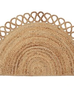Casa Amarosa Half Moon Jute Doormat