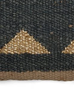 Casa Amarosa BIPOC Owned Dusk + Gold Triangle Jute Doormat