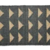 Casa Amarosa BIPOC Owned Dusk + Gold Triangle Jute Doormat