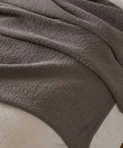 Coyuchi Cascade Matelasse Blanket - Morel 7 Coyuchi Cascade Matelasse Blanket - Morel