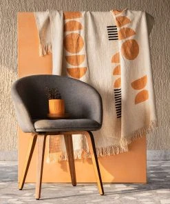 Casa Amarosa Black + Gold Earth Celestial Throw Blanket Home Goods