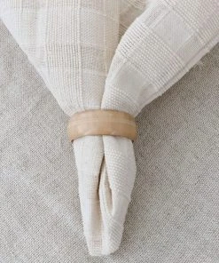 Ceremonia Wooden Napkin Ring Set Home Goods