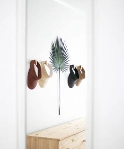 Ceremonia Accessories Palm Leaf Sun Visor - Black