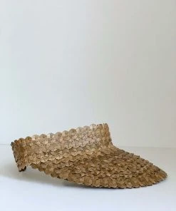 Ceremonia Palm Leaf Sun Visor - Honey Brown Accessories