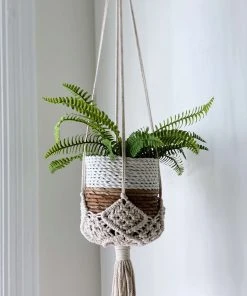 Ceremonia Darling Macramé Plant Hanger - Cream Best Sellers