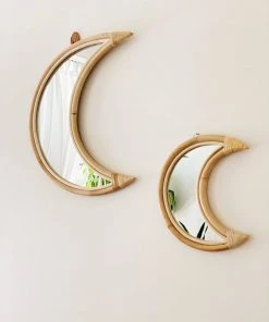 Ceremonia Rattan Crescent Moon Mirror Best Sellers