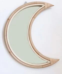 Ceremonia Rattan Crescent Moon Mirror Best Sellers