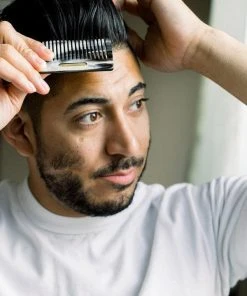 Hathorway Chai Horn Pocket Hair And Beard Comb - Dark Horn