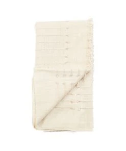 Studio Variously Chalk Merino Throw Blanket