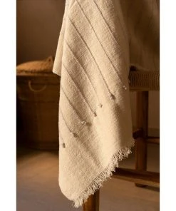 Studio Variously Chalk Merino Throw Blanket