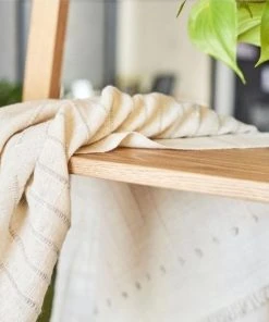 Studio Variously Chalk Merino Throw Blanket