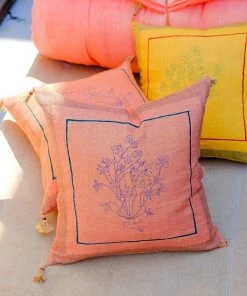 Soil To Studio Chhavi Linen Throw Pillow Cover - Orange Best Sellers 5 Soil To Studio Chhavi Linen Throw Pillow Cover - Orange Best Sellers